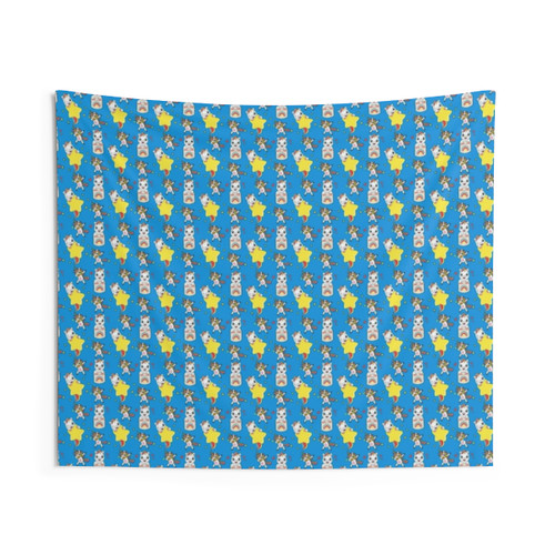 Vibrant Unicorn Stars Tapestry for Magical Home Decor