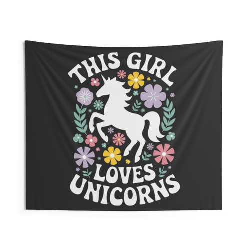 Magical Unicorn Tapestry for Girls