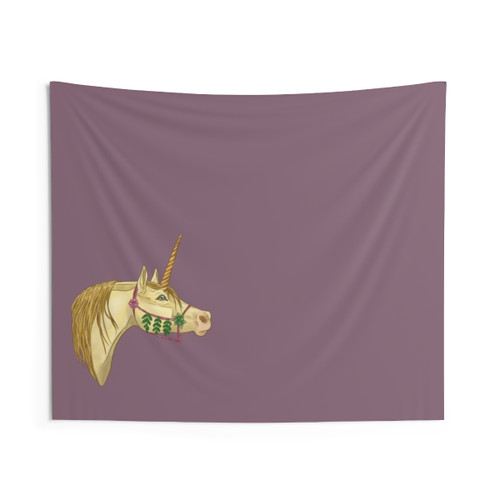 Arabian Unicorn Tapestry Wall Hanging