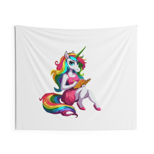 Rainbow Unicorn Sketch Pad Tapestry
