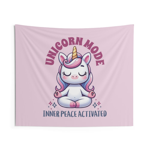 Unicorn Tapestry with Rainbow Colors