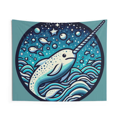 Narwhal Lovers Tapestry - Narwhal Art #13
