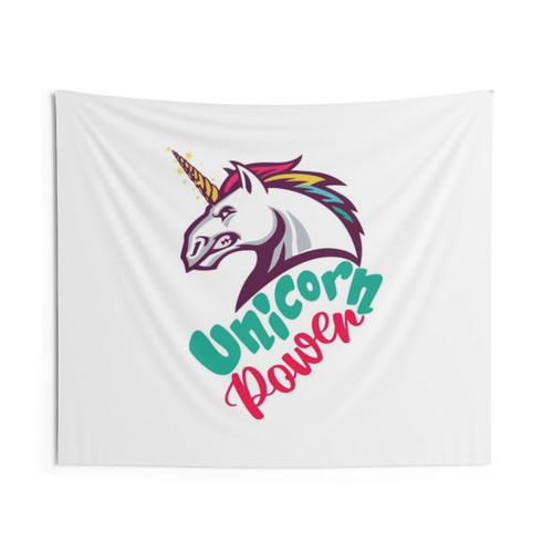 Unicorn Power Fashion Design Tapestry