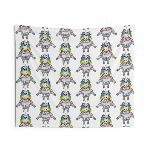 Gym Unicorn Tapestry - Powerful, Magical Workout Decor
