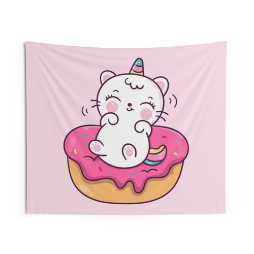 Cute Unicorn Dessert Tapestry