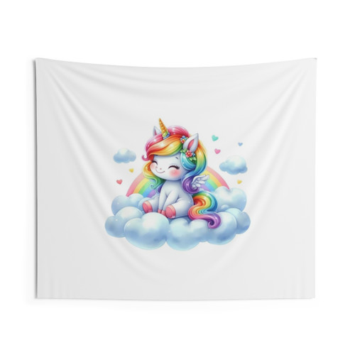 Colorful Unicorn Tapestry