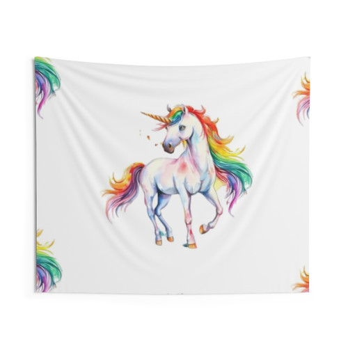 Rainbow Unicorn Tapestry Wall Decor