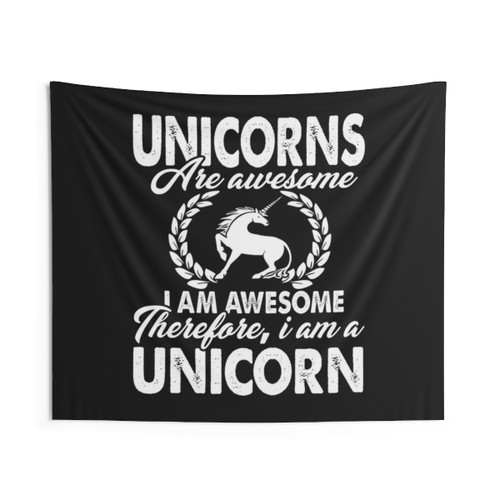 Unicorn Tapestry - Decorative Wall Hanging for Bedroom