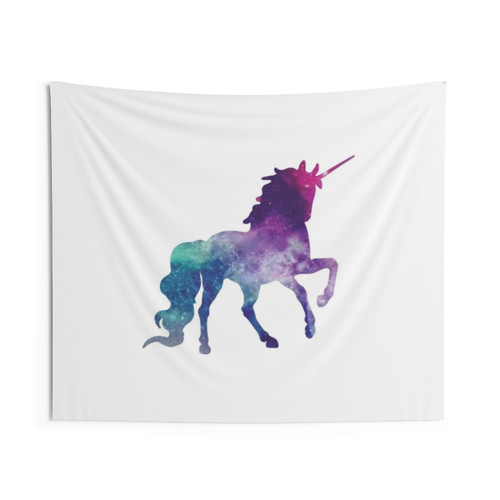 Colorful Unicorn Galaxy Tapestry