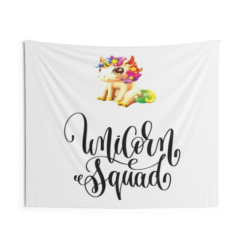 Magical Unicorn Squad Inspirational Tapestry