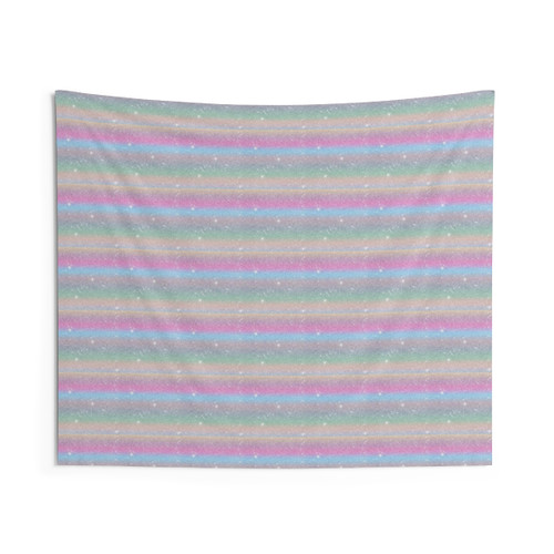 Glitter Unicorn Tapestry Wall Hanging