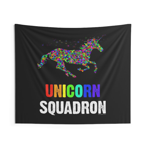 Glittering Unicorn Shirt Tapestry