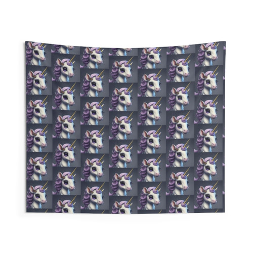 Lavender Unicorn Princess Tapestry