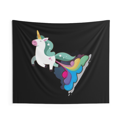 Magical Rainbow Unicorn Tapestry