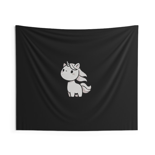Whimsical Unicorn Tapestry - Spirited Mystical Wall Art