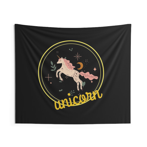 Dreaming Unicorn Tapestry Wall Hanging