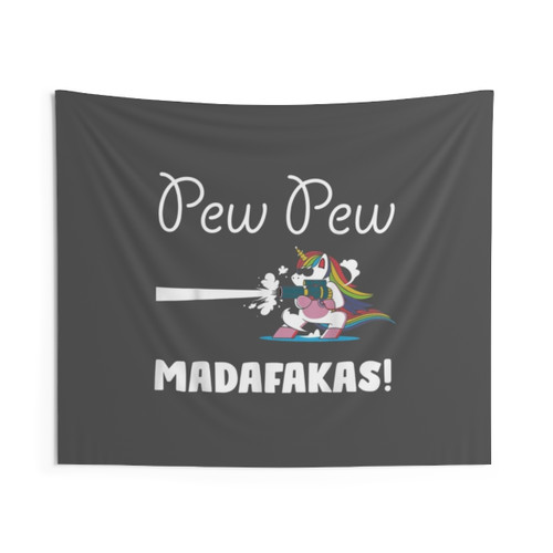 Funny Unicorn Tapestry for Adults