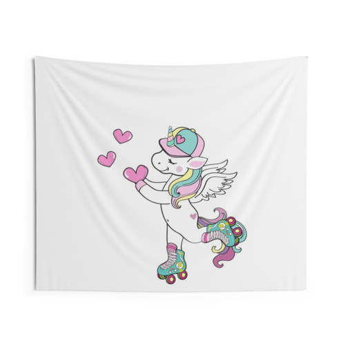Vibrant Unicorn Art Tapestry