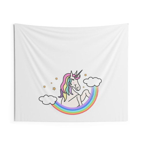Colorful Unicorn Tapestry Wall Hanging