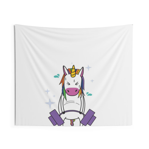 Colorful Unicorn Art Tapestry