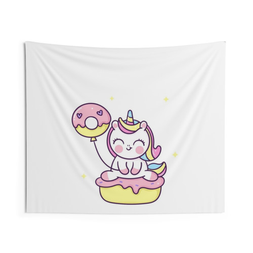 Colorful Unicorn Art Tapestry