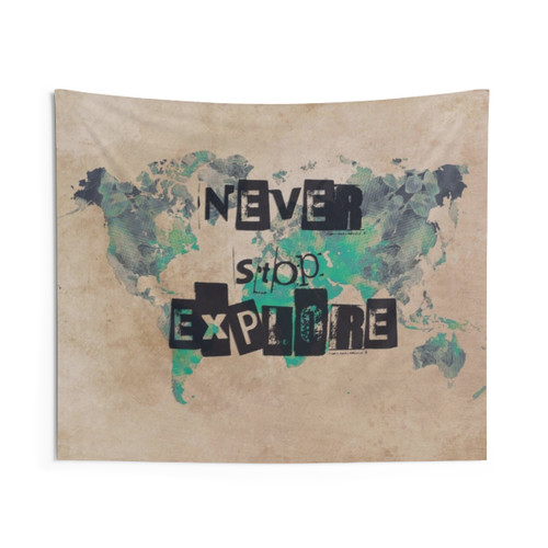 World Map Tapestry - Explore The World