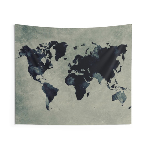 World Map 60 Tapestry