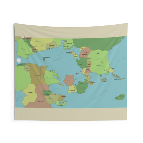 Map of Legacies World Tapestry