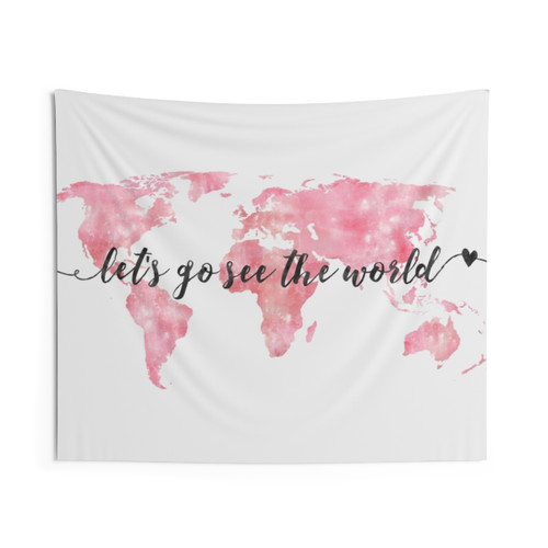 Wanderlust World Map Tapestry - Inspiring Travel Decor