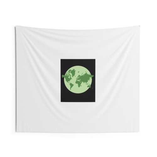 Vintage World Map Tapestry