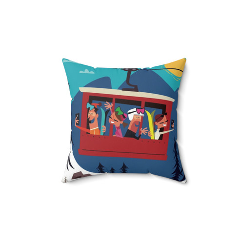 Crans-Montana Ski Resort Pillow