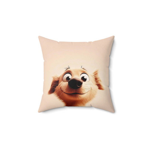 Cute Golden Retriever Puppy Pillow