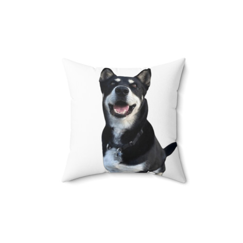 Nero the Husky Mix Dog Pillow