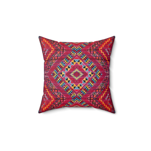 Vintage Geometric Fusion Pillow