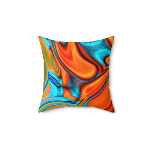 Vibrant Southwest-inspired Abstract Throw Pillow
