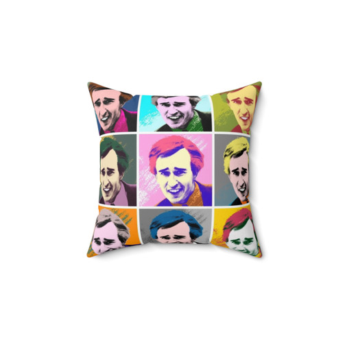 Alan Partridge Warhol Inspired Pop Art 3x3 Pillow