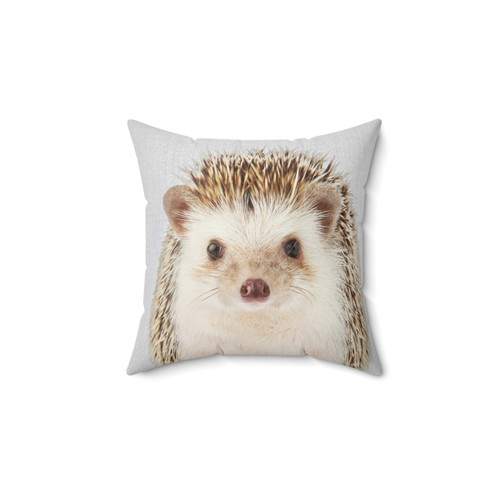 Colorful Hedgehog Pillow - Nursery Decor & Bedroom Accent