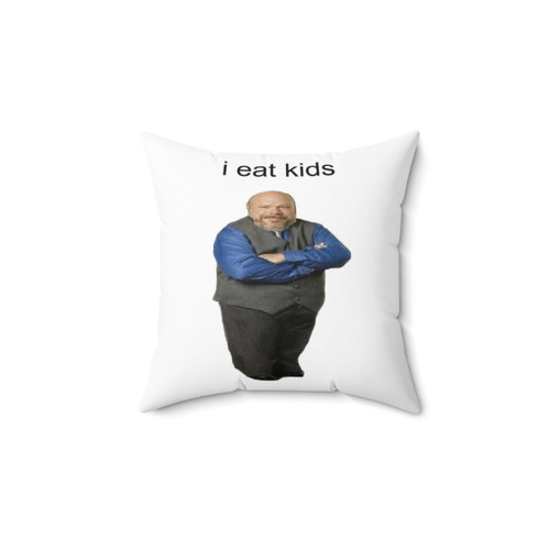 Bertram Eats Kids Pillow - Funny Meme Design