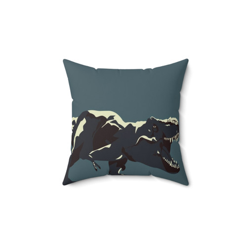 Jurassic T-Rex Roar Decorative Pillow