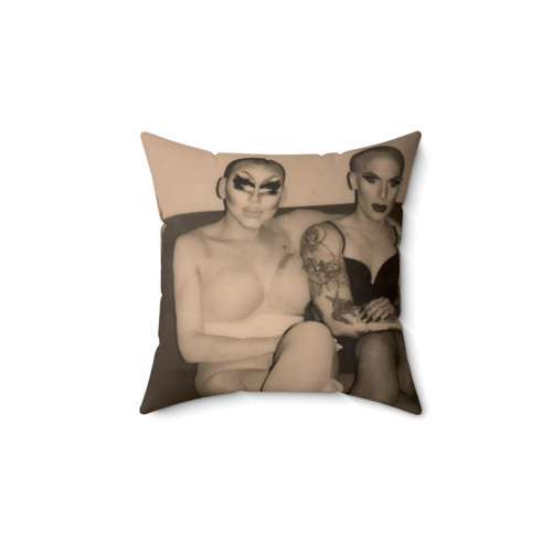 Trixie & Katya Behind the Scenes Pillow