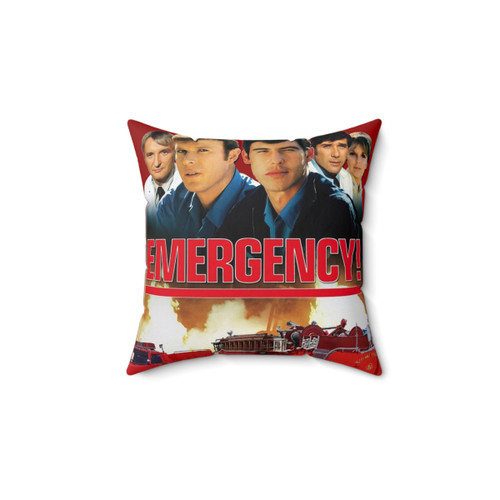 Retro Vintage 70s Emergency! Tribute Pillow