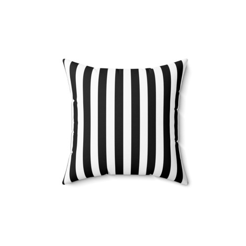 Black and White Striped Pillow Cover