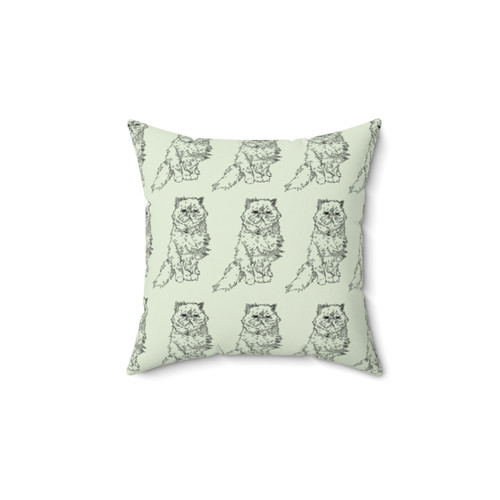 Topaz the Cat Decorative Pillow with Cute Cat Pattern