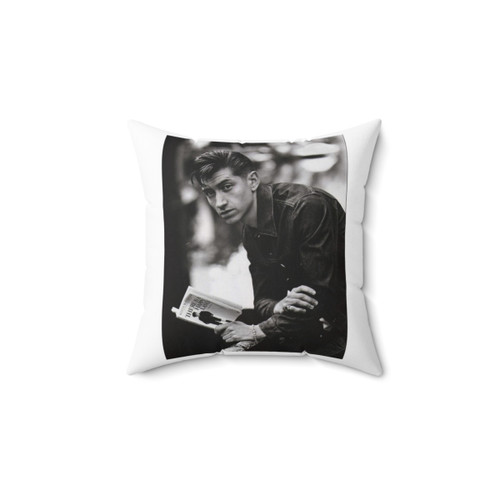 Soft and plush alex turner-themed pillow