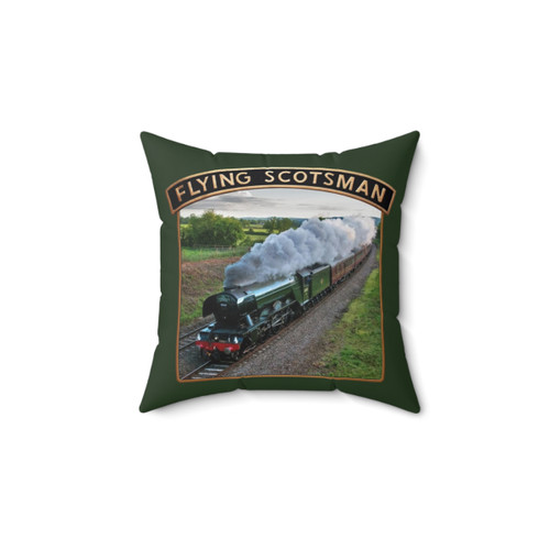 Flying Scotsman Steam Train Pillow
