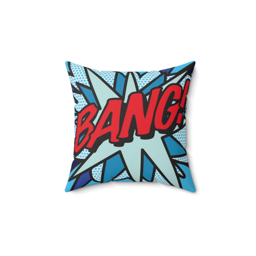 BANG Comic Book Pop Art Graphic Pillow
