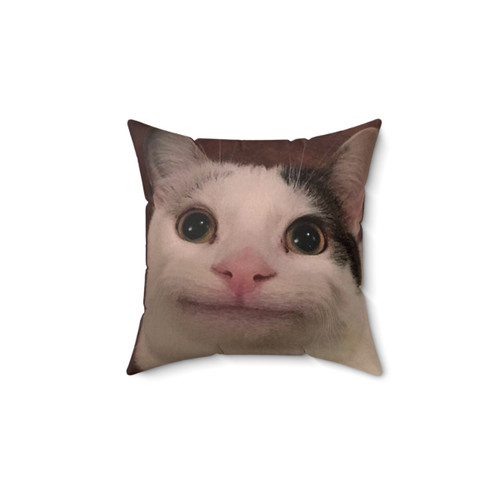 Beluga Cat Pillow - Adorable Feline Cushion