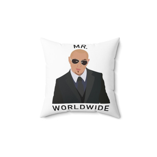 Pitbull Mr. Worldwide Decorative Pillow