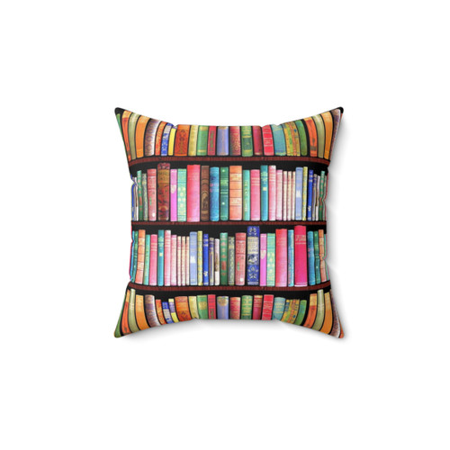 Vintage Book Lover Pillow - Antique Book Decor