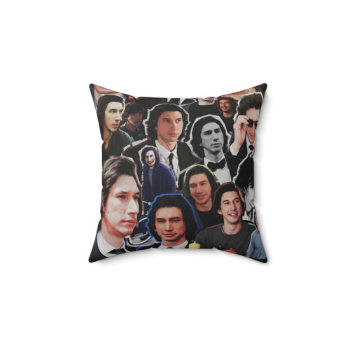 Assorted Adam Driver Collage Decorative Pillow